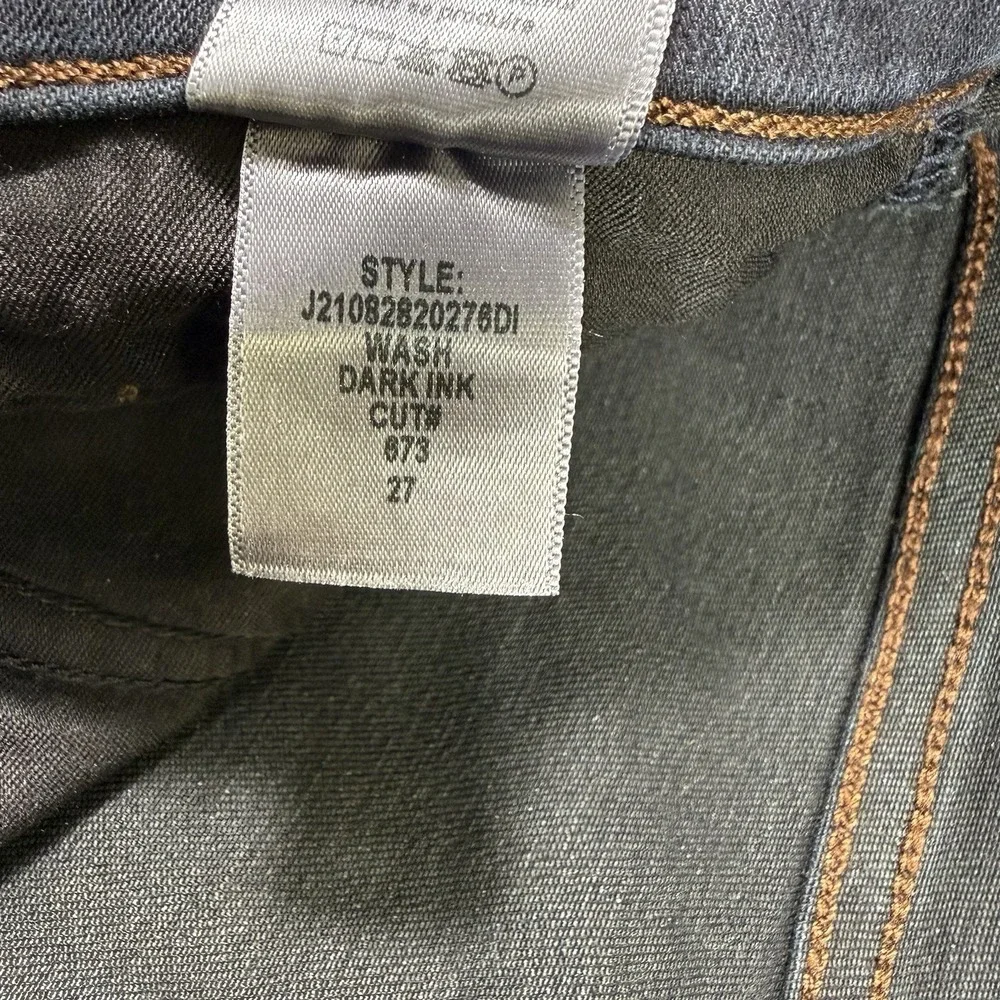 Veronica Beard Carly Kick Flare Jeans Womens 27x27 Blue High‎ Rise Dark Wash EUC